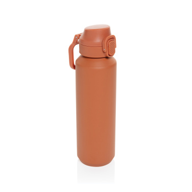 Logotrade reklaminės dovanos nuotrauka: Via RCS Re-steel rakinamas sportinis butelis 600ml