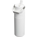 Stanley IceFlow™ 2.0 700 ml vandens buteliukas su atlenkiamu šiaudeliu, Matinė balta