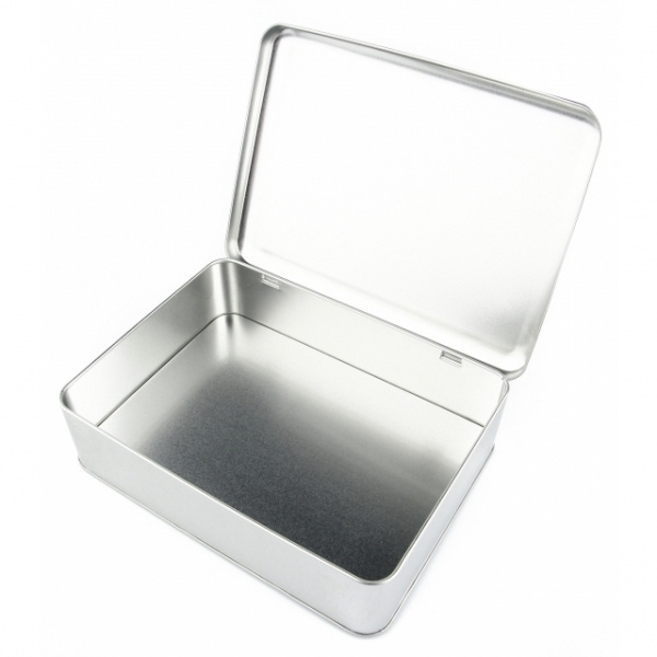 Logotrade reklaminės dovanos nuotrauka: Metalinė dėžutė 18x12,6x4 cm