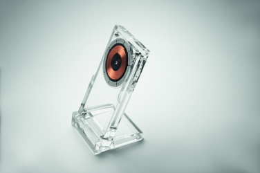 Logotrade dovana nuotrauka: Akrilo belaidis įkroviklis 15 W