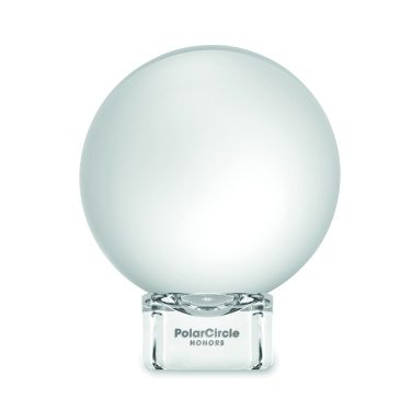 Logotrade firminės dovanos nuotrauka: Stiklinis apvalus apdovanojimas