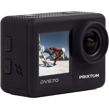 Logotrade dovana nuotrauka: „Prixton DV670“ 4K dviejų ekranų veiksmo kamera