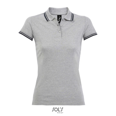 Logotrade dovana nuotrauka: PASADENA moteriškas polo 200g