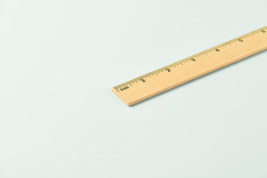 Logotrade verslo dovanos nuotrauka: Medinė liniuotė 30 cm