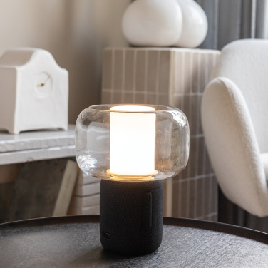 Logotrade firminės dovanos nuotrauka: „Lux RCS“ perdirbto plastiko 10 W garsiakalbio lempa