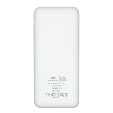 Logotrade reklaminiai produktai nuotrauka: Išorinė baterija VA2081 20000 mAh RIVACASE
