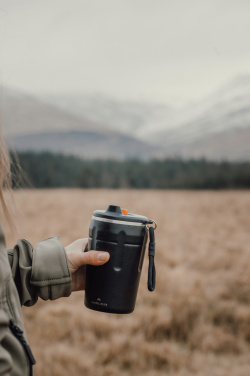 Logotrade reklaminės dovanos nuotrauka: „Nordic Drift Trail RCS“ užrakinamas ir nepralaidus kavos puodelis 350