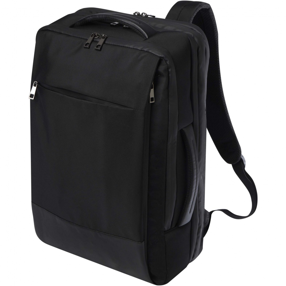 Logotrade logo dāvanas foto: Expedition Pro 17 collu GRS pārstrādāta paplašināma klēpjdatora mugursoma 35L