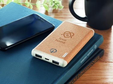 Logotrade biznesa dāvanas foto: Bezvadu 10000mAh PowerBank