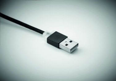 Logotrade biznesa dāvanas foto: atslēgu piekariņš ar USB tipa C kabeli Salaspils