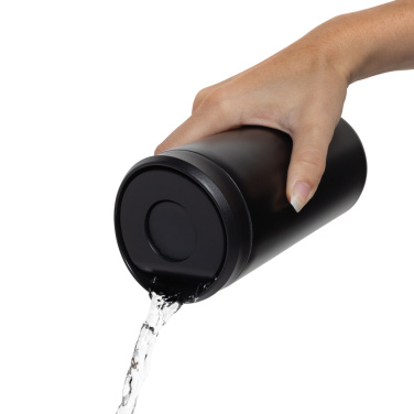 Logotrade logo dāvanas foto: Avira Alix RCS atkārtota tērauda klikšķu tvertne 400 ml
