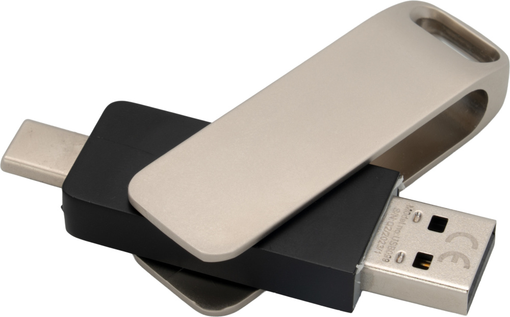 Logotrade korporatīvās dāvanas foto: Metāla USB zibatmiņa