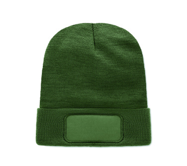Logotrade dāvanas foto: Unisex beanie RPET poliestera