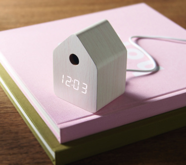 Logotrade Ideja dāvanas foto: MDF dzeguzes modinātājpulkstenis