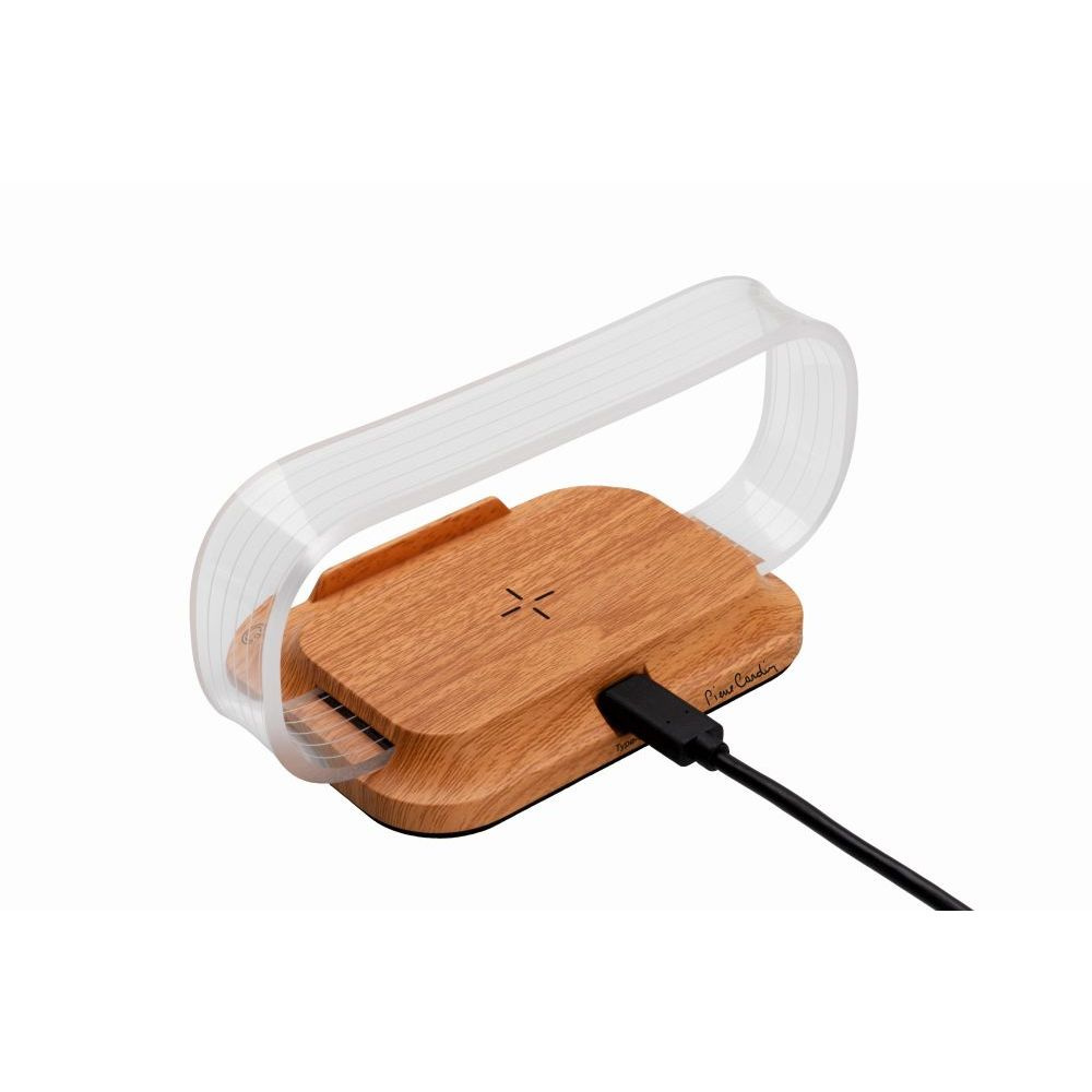 Logotrade korporatīvās dāvanas foto: Tālruņa statīvs ar bezvadu lādētāju JEROME Pierre Cardin