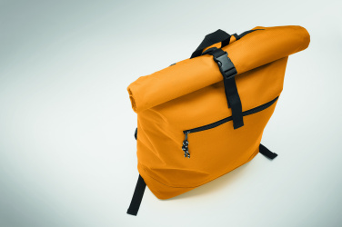 Logotrade dāvanas foto: 600D poliestera rolltop mugursoma