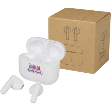 Logotrade biznesa dāvanas foto: Altais pārstrādātas plastmasas patiesi bezvadu Bluetooth® austiņas