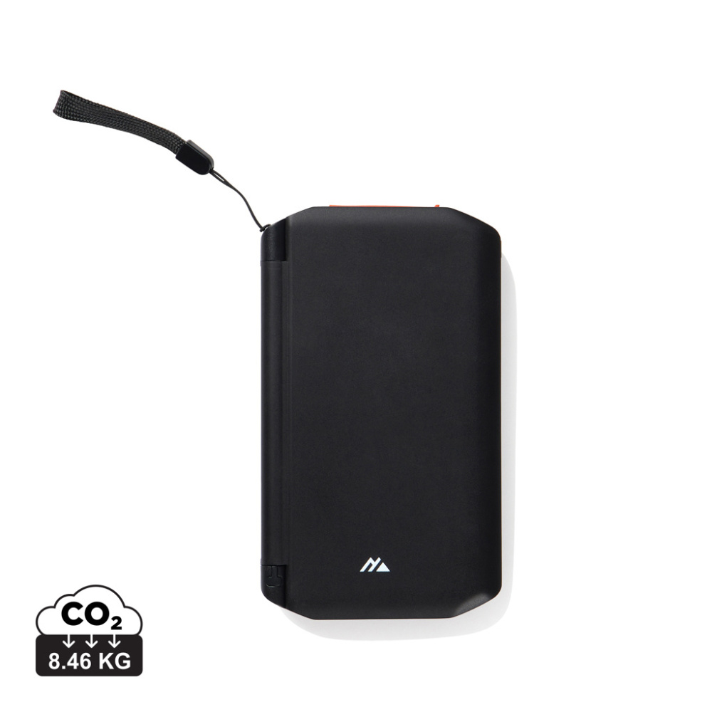 Logotrade Ideja dāvanas foto: Nordic Drift Titan 10.000mAh saules enerģijas lādētājs ar 3 paneļiem
