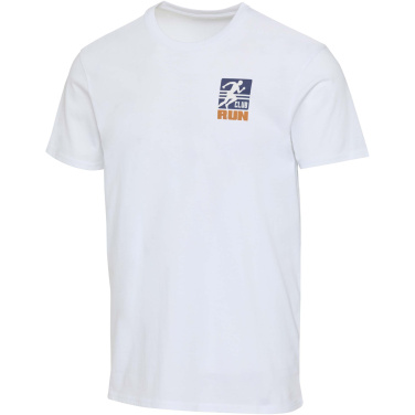 Logotrade biznesa dāvanas foto: Azurīta 160 g/m² īsroku unisex OCS organiskais T-krekls