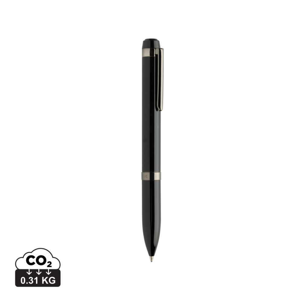 Logotrade biznesa dāvanas foto: Swiss peak OSLO pārstrādāta nerūsējošā tērauda luksusa pildspalva