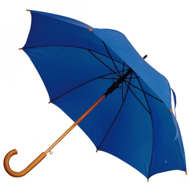 Логотрейд pекламные продукты картинка: Автоматический зонт Nancy, синий