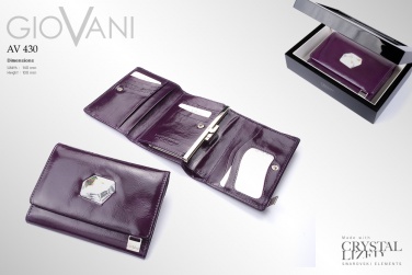 Лого трейд pекламные продукты фото: Женский кошелек с кристаллом Swarovski AV 130