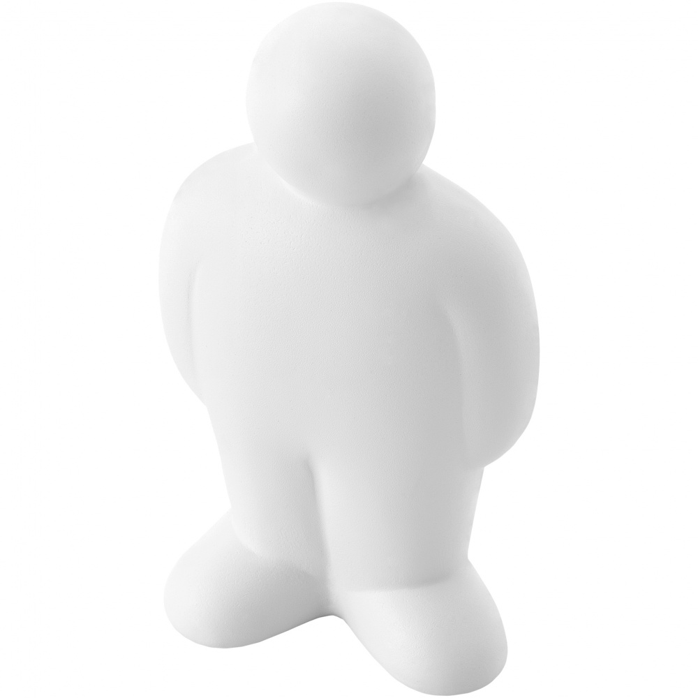 Логотрейд pекламные cувениры картинка: Антистресс в форме человечка, белый