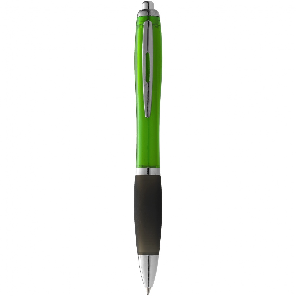 Логотрейд pекламные продукты картинка: Шариковая ручка Nash, светло-зеленый
