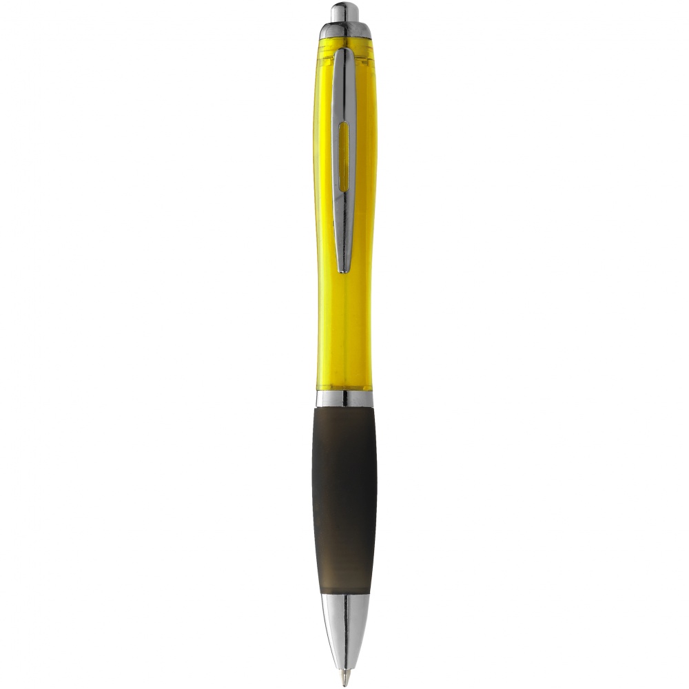 Лого трейд pекламные подарки фото: The Nash Pen yellow - blue ink