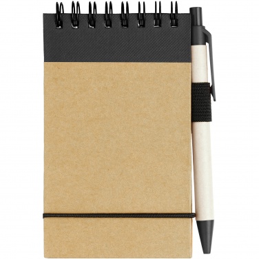 Логотрейд бизнес-подарки картинка: Блокнот Zuse с ручкой, черный