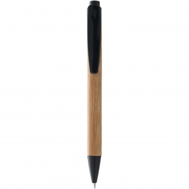 Логотрейд pекламные подарки картинка: Шариковая ручка Borneo, черный
