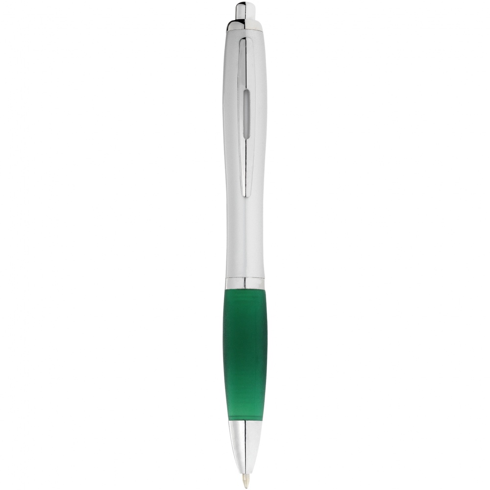 Лого трейд pекламные продукты фото: Шариковая ручка Nash, зеленый