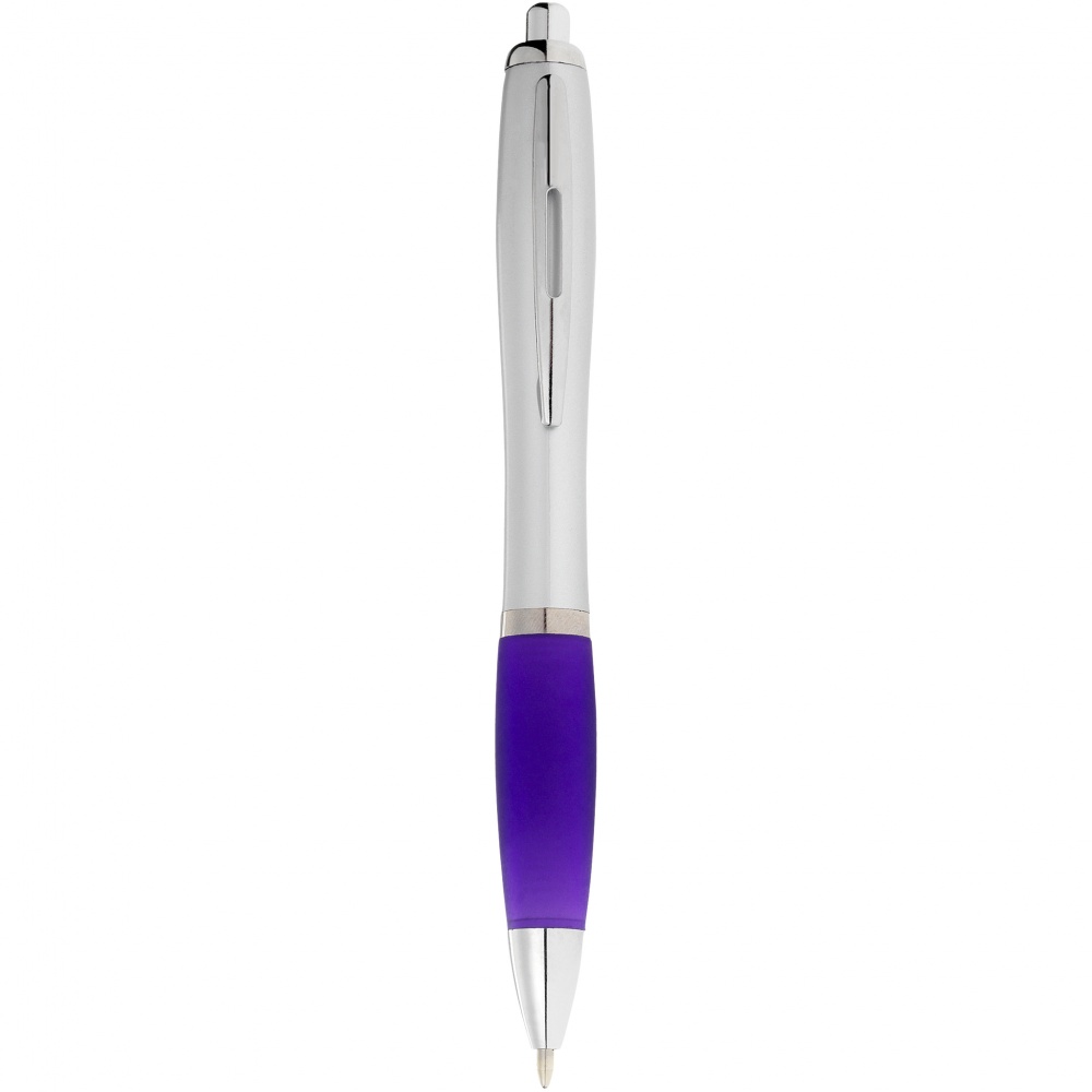 Логотрейд pекламные подарки картинка: Шариковая ручка Nash, фиолетовый
