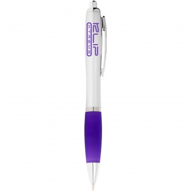 Лого трейд бизнес-подарки фото: Шариковая ручка Nash, фиолетовый