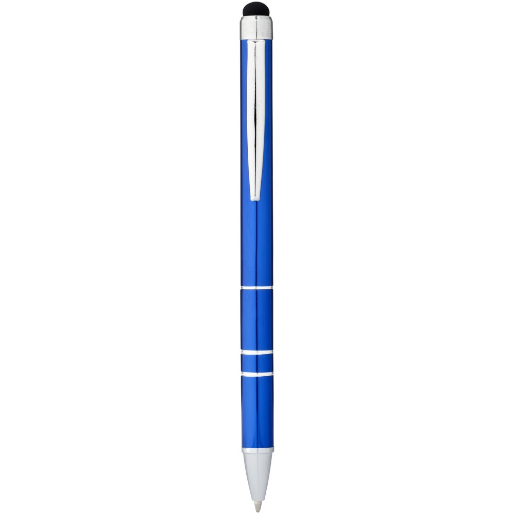 Логотрейд бизнес-подарки картинка: Шариковая ручка-стилус Charleston, синий