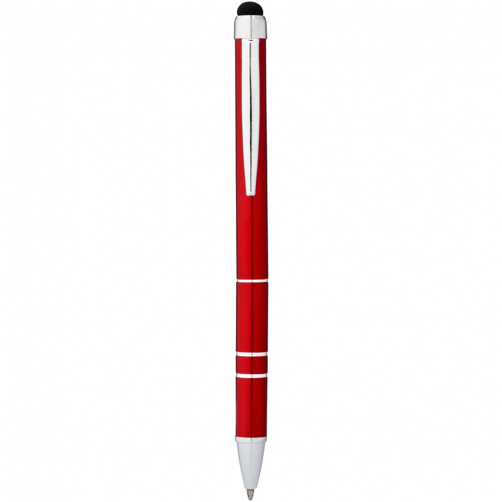 Логотрейд pекламные cувениры картинка: Шариковая ручка-стилус Charleston, красный