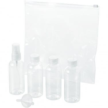 Логотрейд pекламные продукты картинка: Одобренный дорожный набор бутылок для полетов, белый
