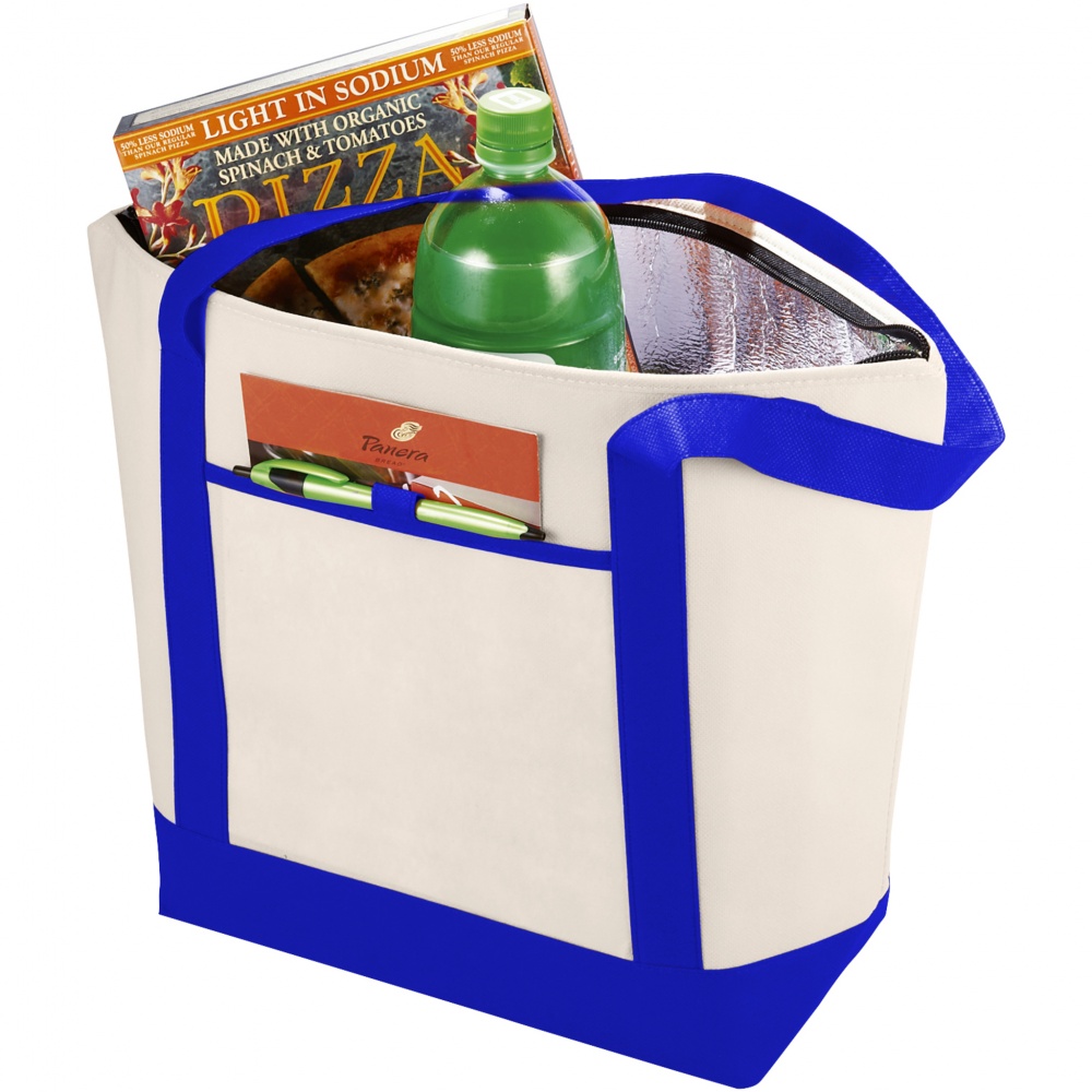 Лого трейд pекламные продукты фото: Нетканая сумка-холодильник Lighthouse, синяя