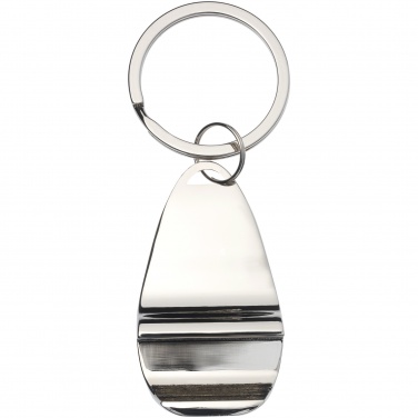 Лого трейд pекламные cувениры фото: Брелок-открывалка для бутылок, серебренная