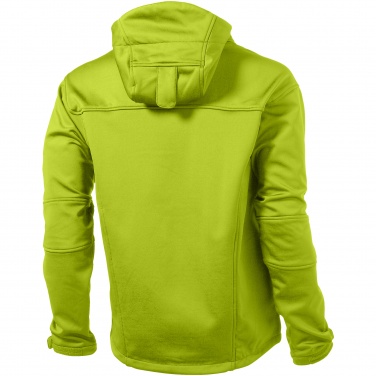Логотрейд pекламные подарки картинка: Куртка софтшел Match, светло-зеленый