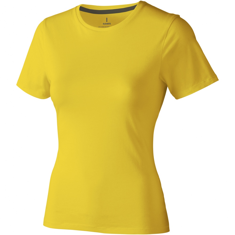 Логотрейд бизнес-подарки картинка: Женская футболка с короткими рукавами Nanaimo, желтый