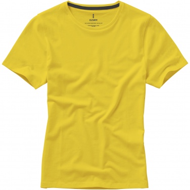 Логотрейд pекламные подарки картинка: Женская футболка с короткими рукавами Nanaimo, желтый