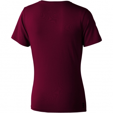 Логотрейд бизнес-подарки картинка: Женская футболка с короткими рукавами Nanaimo, темно-красный