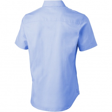 Лого трейд pекламные подарки фото: Рубашка с короткими рукавами Manitoba, голубой