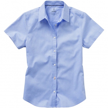 Логотрейд бизнес-подарки картинка: Женская рубашка с короткими рукавами Manitoba, голубой