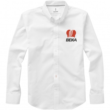 Логотрейд бизнес-подарки картинка: Рубашка с длинными рукавами Vaillant, белый