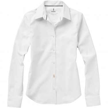 Логотрейд pекламные подарки картинка: Женская рубашка с короткими рукавами Vaillant, белый