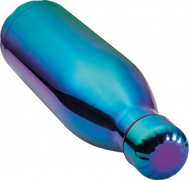 Логотрейд pекламные cувениры картинка: Металлическая бутылка, синяя