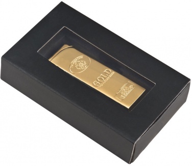 Логотрейд бизнес-подарки картинка: Зажигалка - слиток золота, золотой