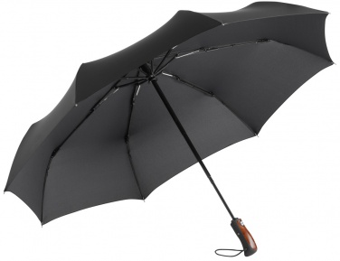 Логотрейд бизнес-подарки картинка: AOC väike vihmavari Stormmaster, 5663, must/pruun